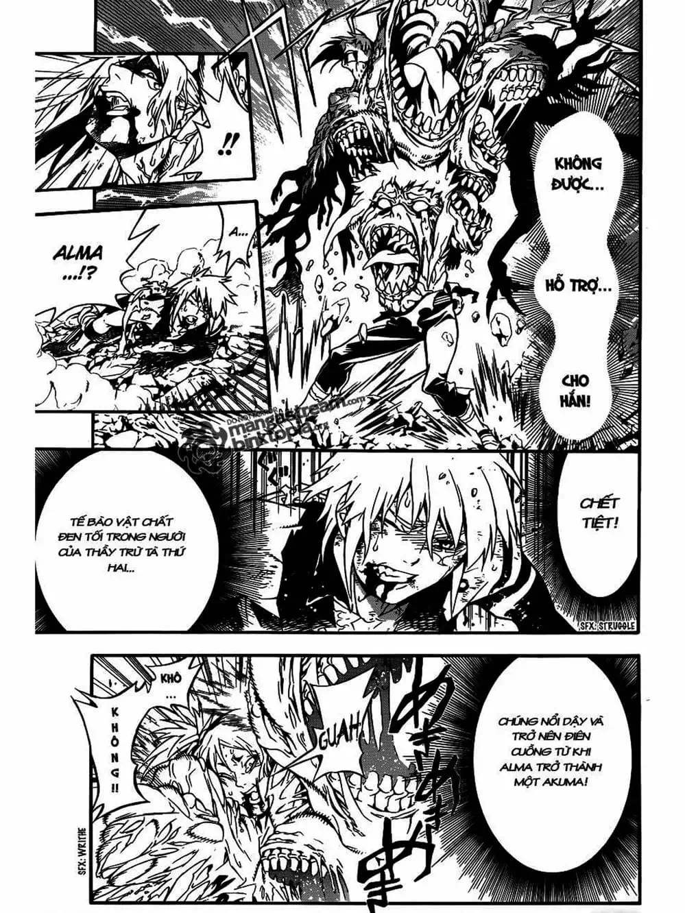 Truyện Tranh Quái Vật Sinh Ra Từ Linh Hồn Chết Chóc - D. Gray-Man trang 8