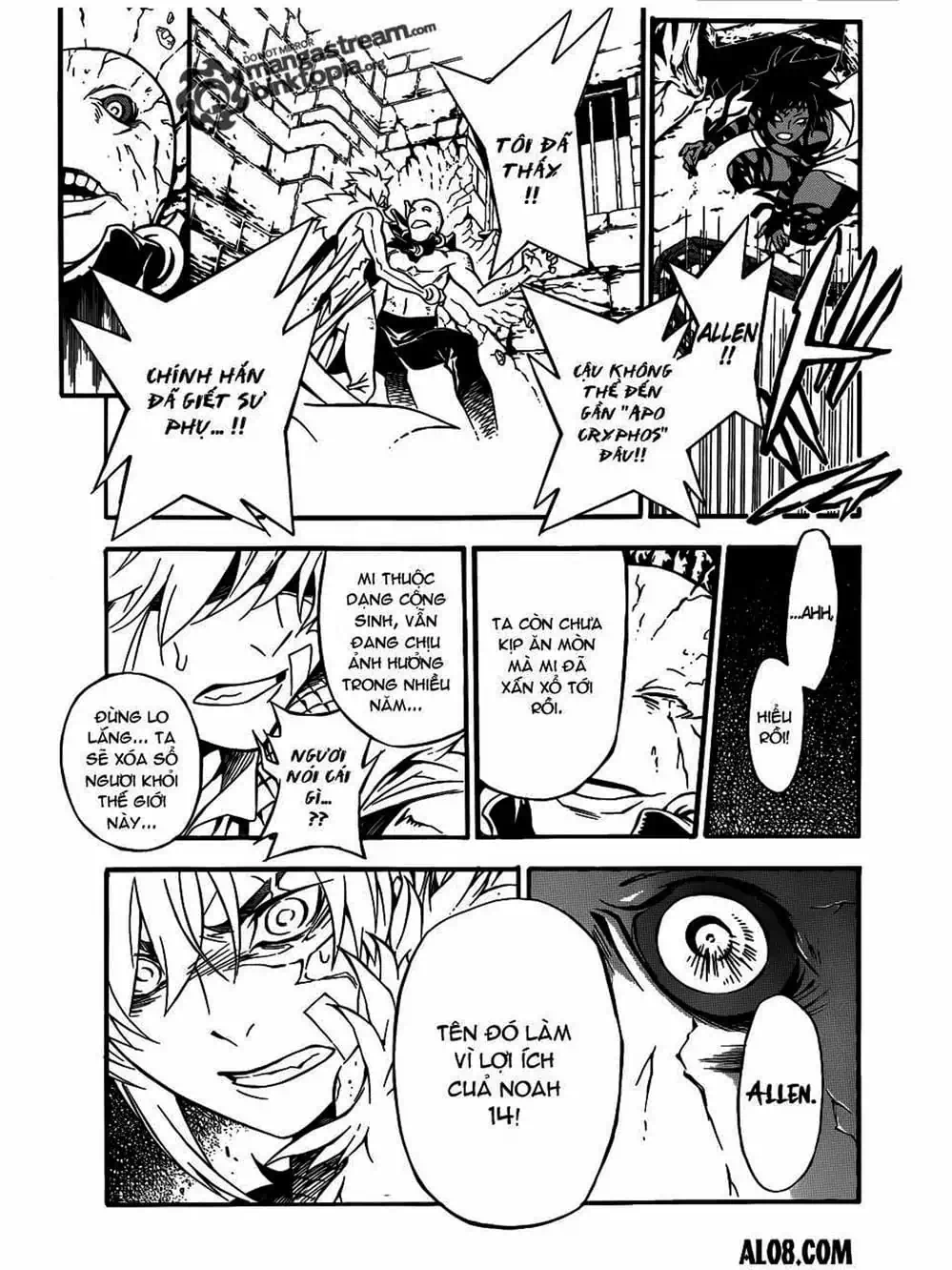 Truyện Tranh Quái Vật Sinh Ra Từ Linh Hồn Chết Chóc - D. Gray-Man trang 8
