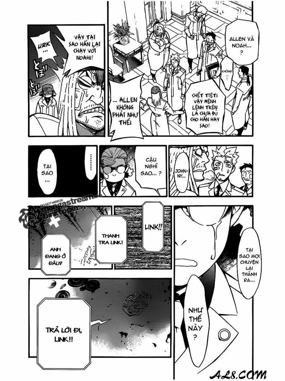 Truyện Tranh Quái Vật Sinh Ra Từ Linh Hồn Chết Chóc - D. Gray-Man trang 8