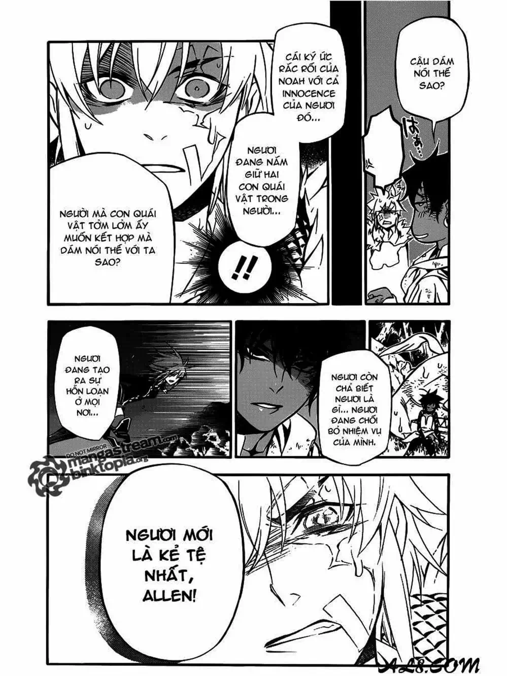 Truyện Tranh Quái Vật Sinh Ra Từ Linh Hồn Chết Chóc - D. Gray-Man trang 8