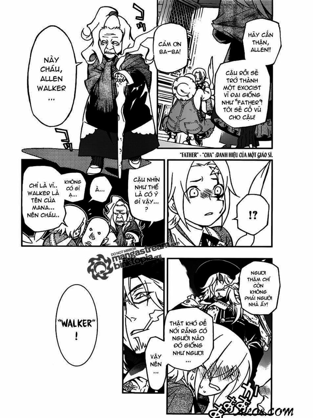 Truyện Tranh Quái Vật Sinh Ra Từ Linh Hồn Chết Chóc - D. Gray-Man trang 8