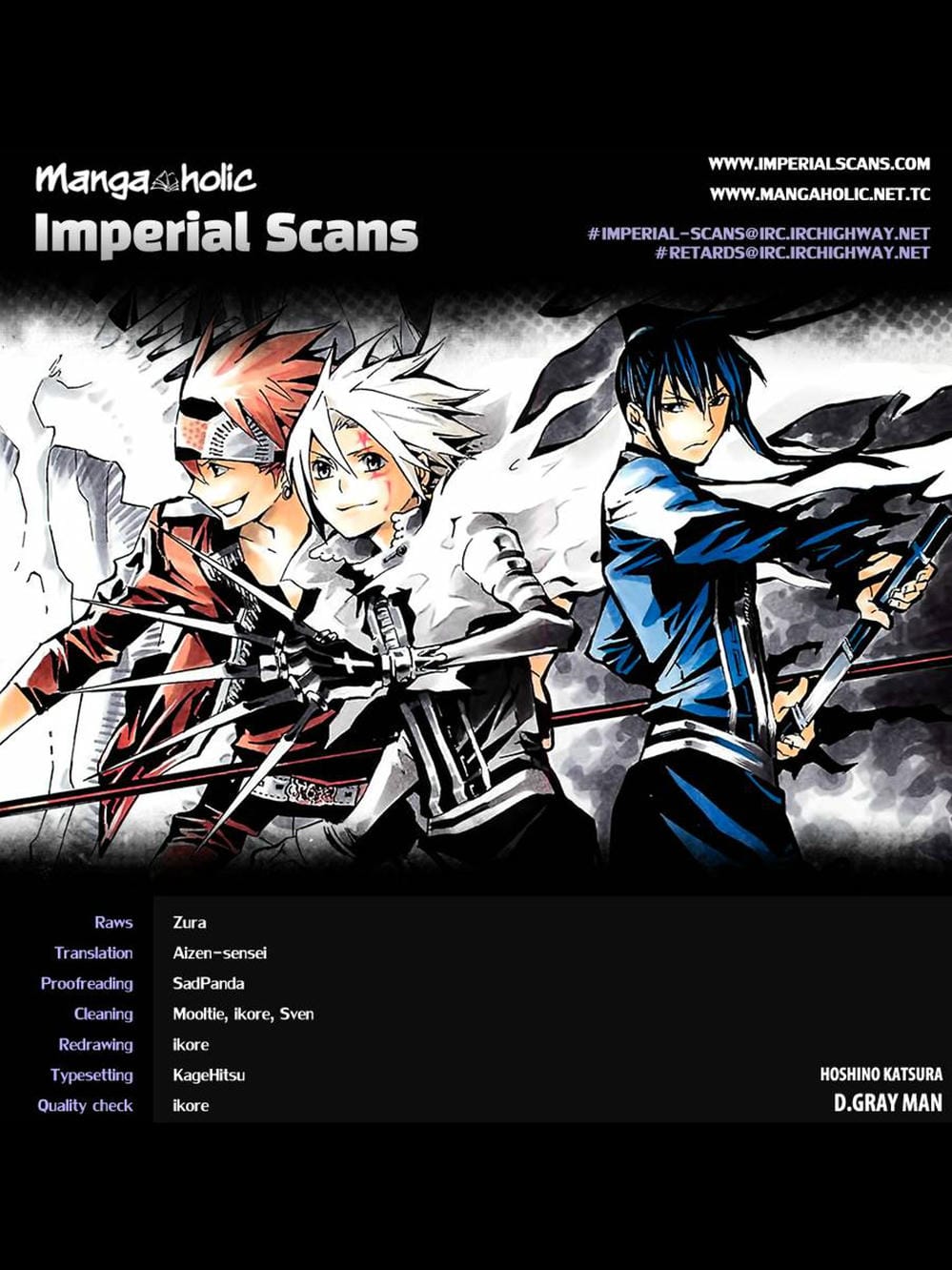 Truyện Tranh Quái Vật Sinh Ra Từ Linh Hồn Chết Chóc - D. Gray-Man trang 8