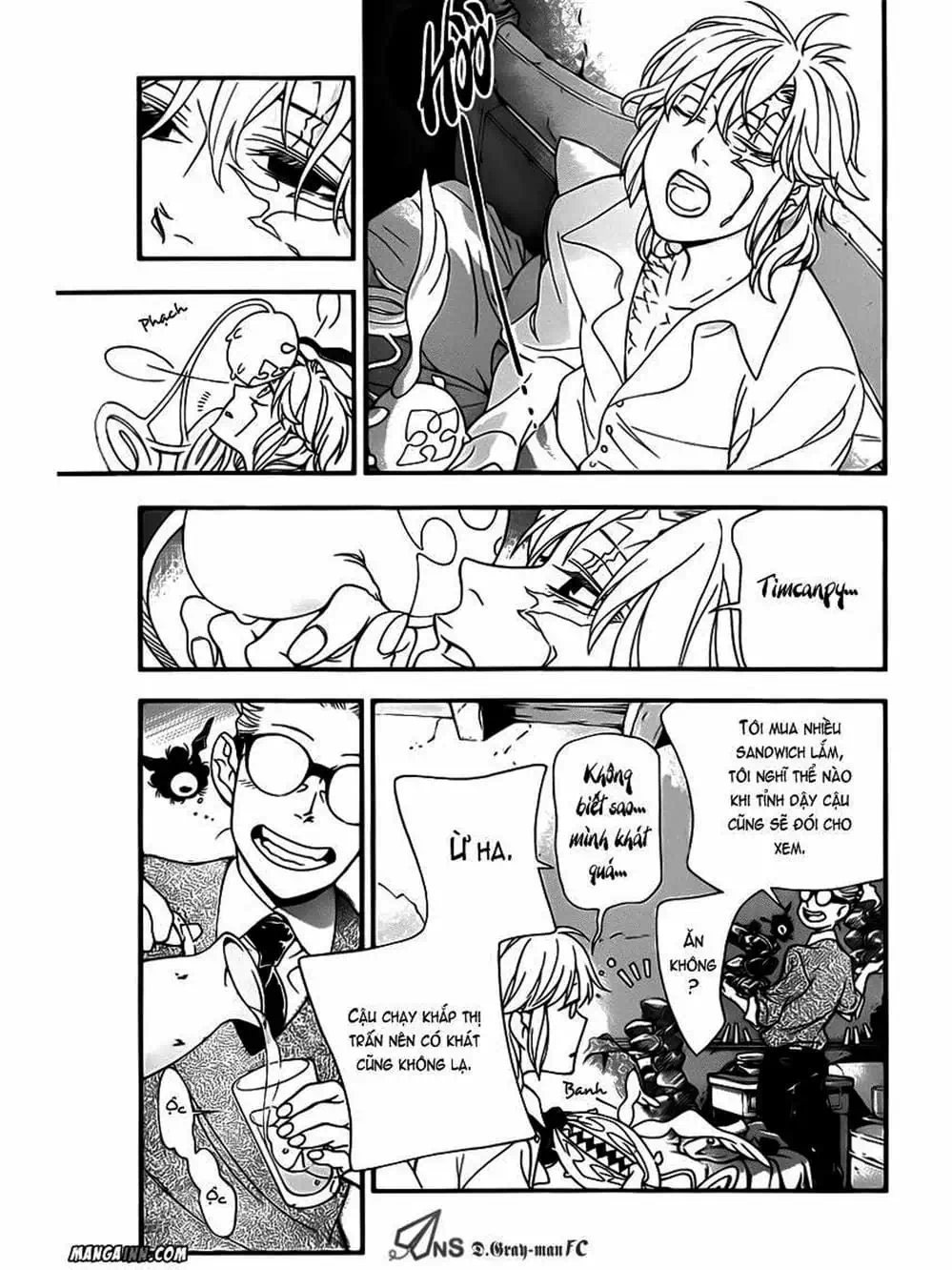 Truyện Tranh Quái Vật Sinh Ra Từ Linh Hồn Chết Chóc - D. Gray-Man trang 8