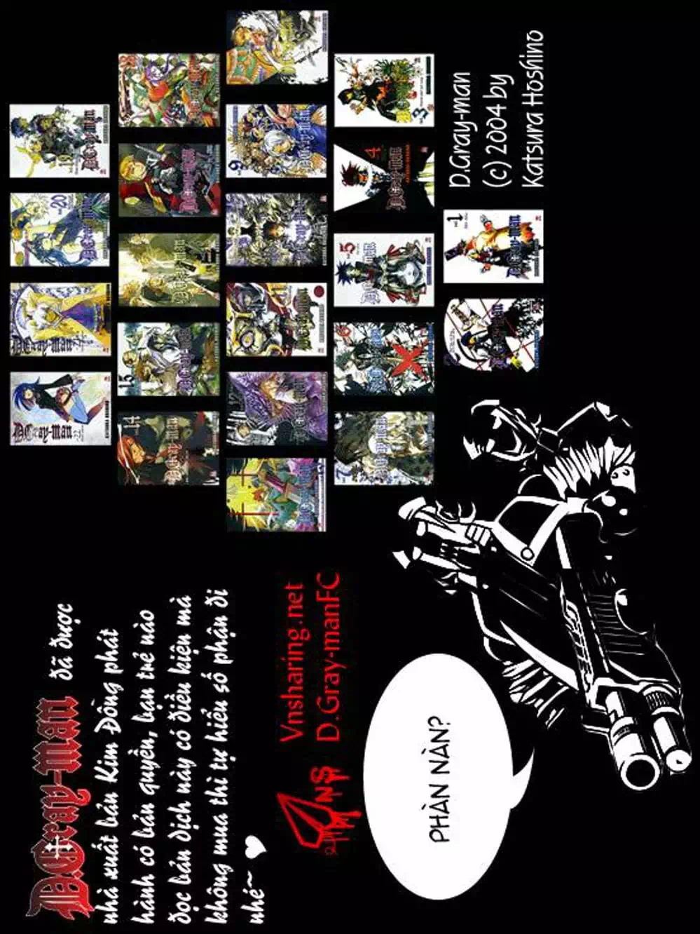 Truyện Tranh Quái Vật Sinh Ra Từ Linh Hồn Chết Chóc - D. Gray-Man trang 8