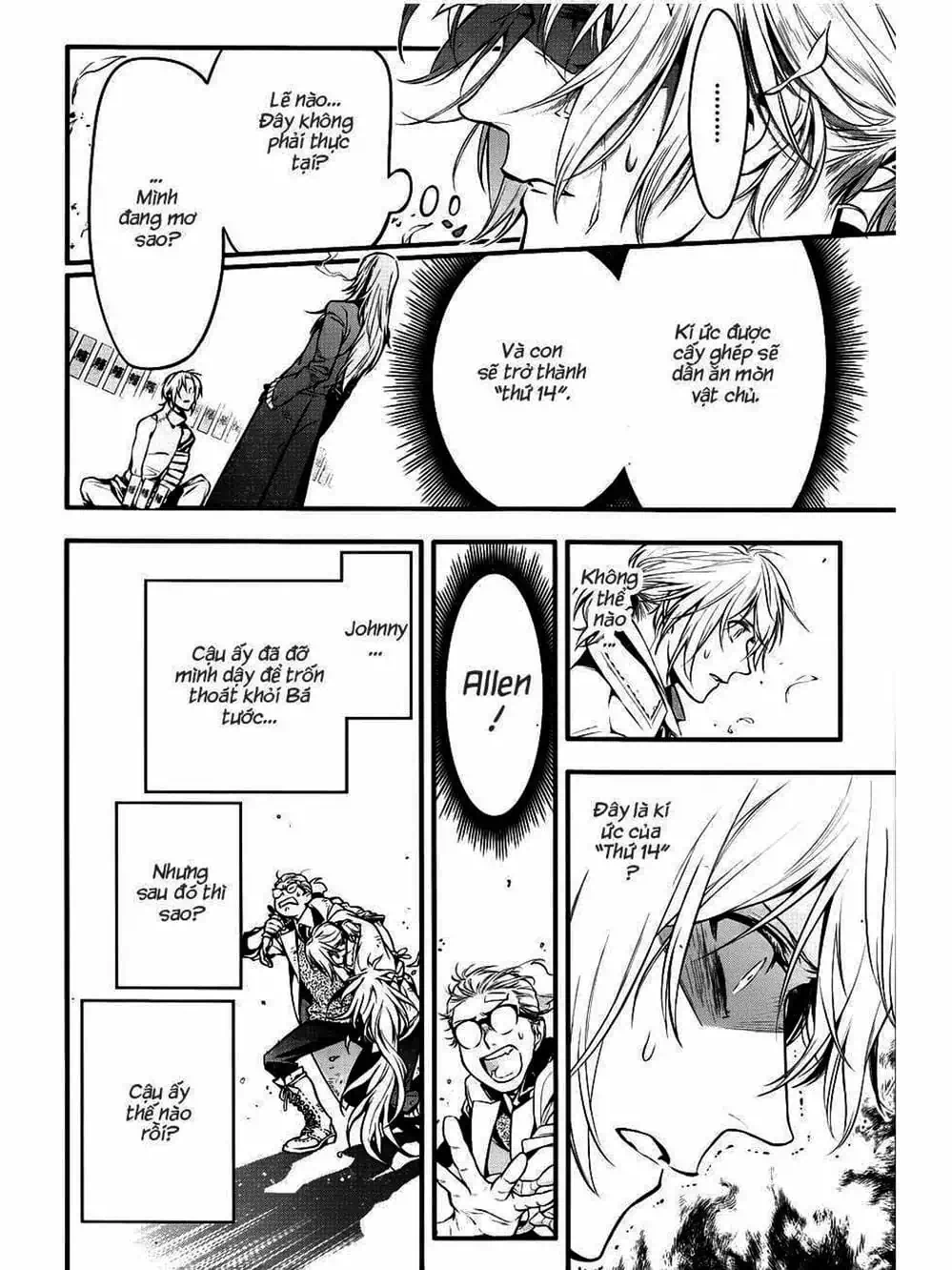 Truyện Tranh Quái Vật Sinh Ra Từ Linh Hồn Chết Chóc - D. Gray-Man trang 8