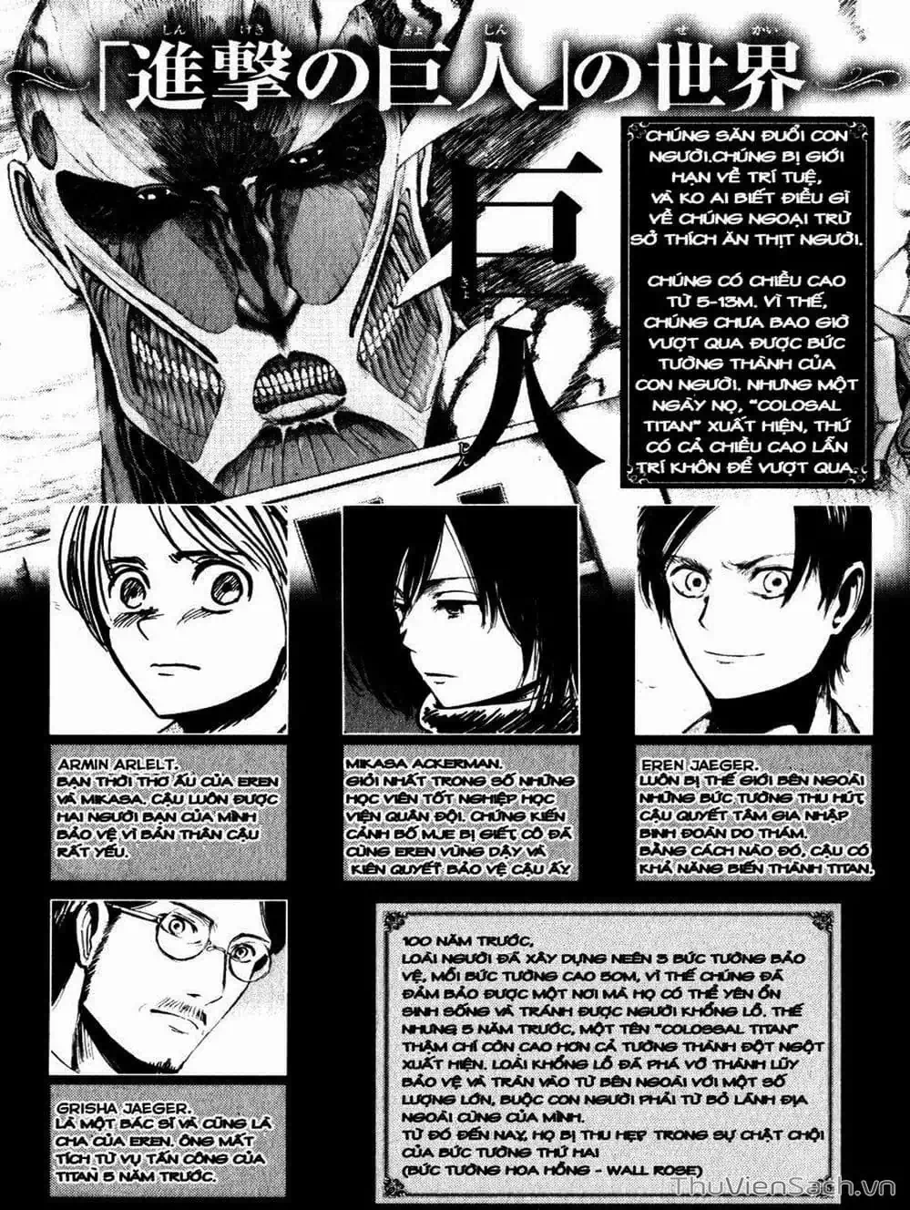 Truyện Tranh Đại Chiến Titan - Attack On Titan trang 8