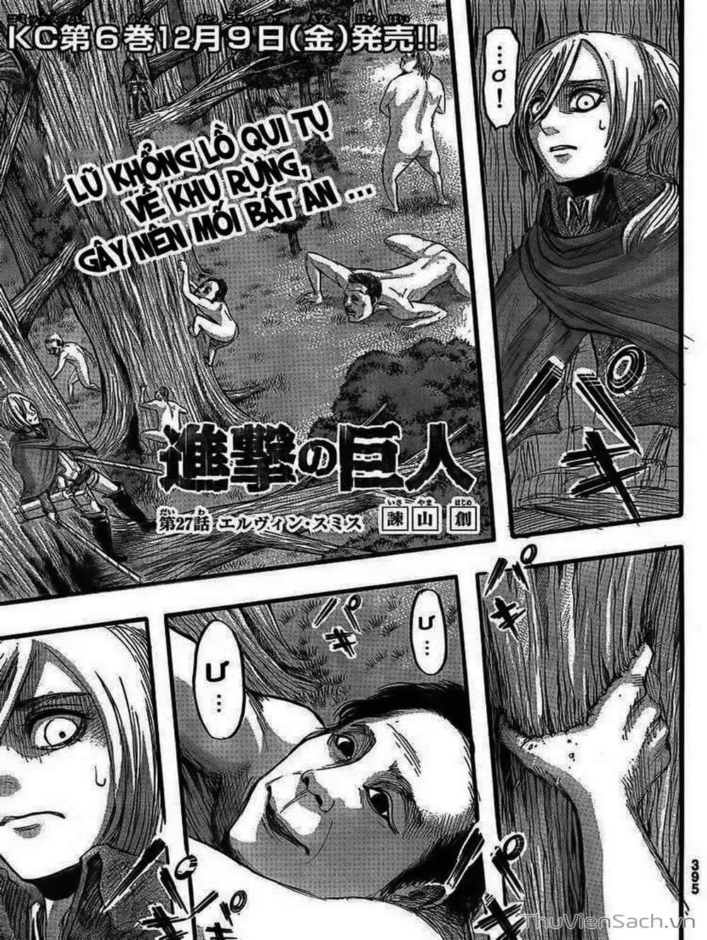 Truyện Tranh Đại Chiến Titan - Attack On Titan trang 8