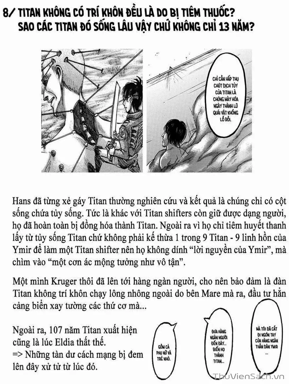 Truyện Tranh Đại Chiến Titan - Attack On Titan trang 8