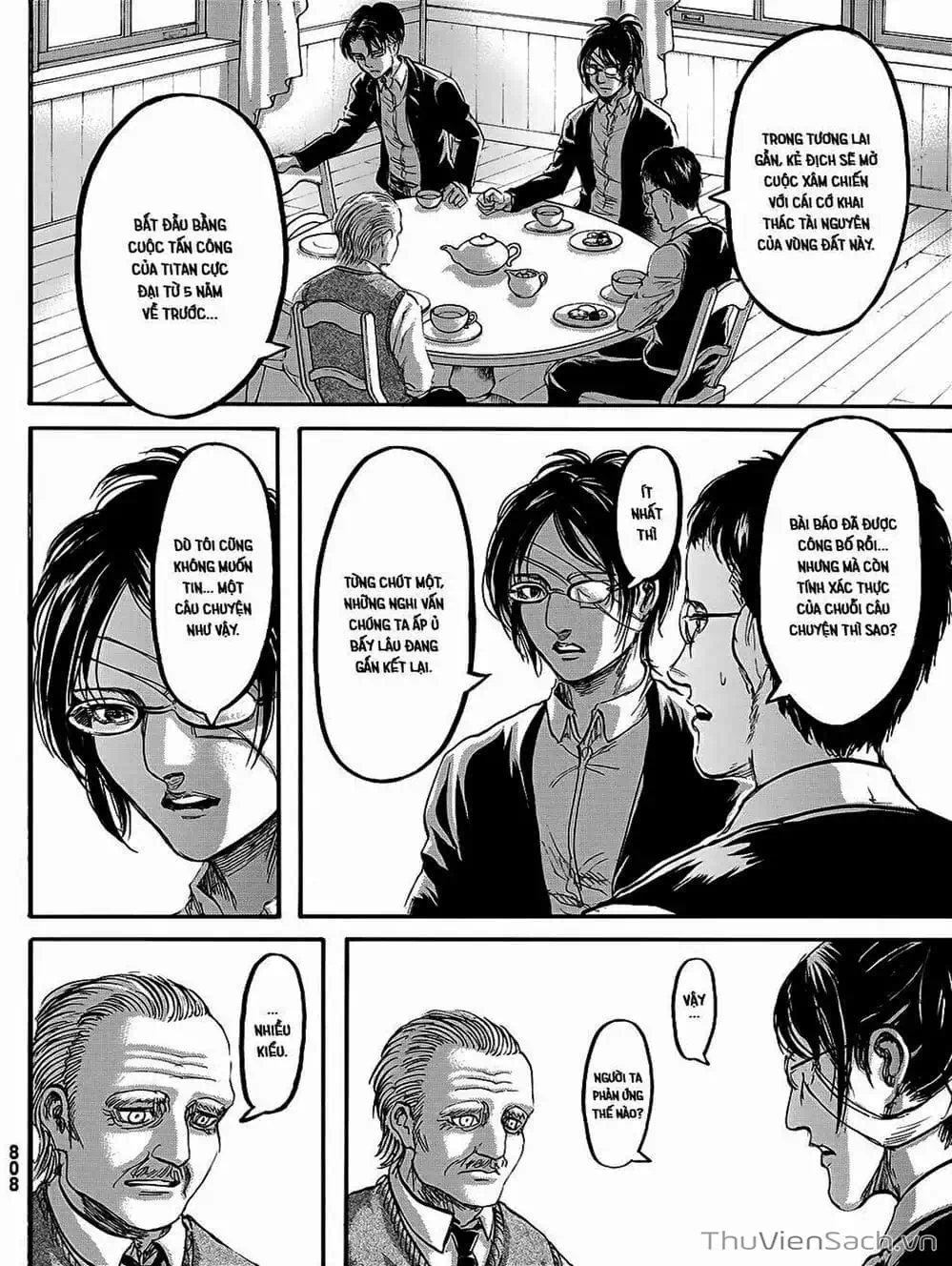Truyện Tranh Đại Chiến Titan - Attack On Titan trang 8