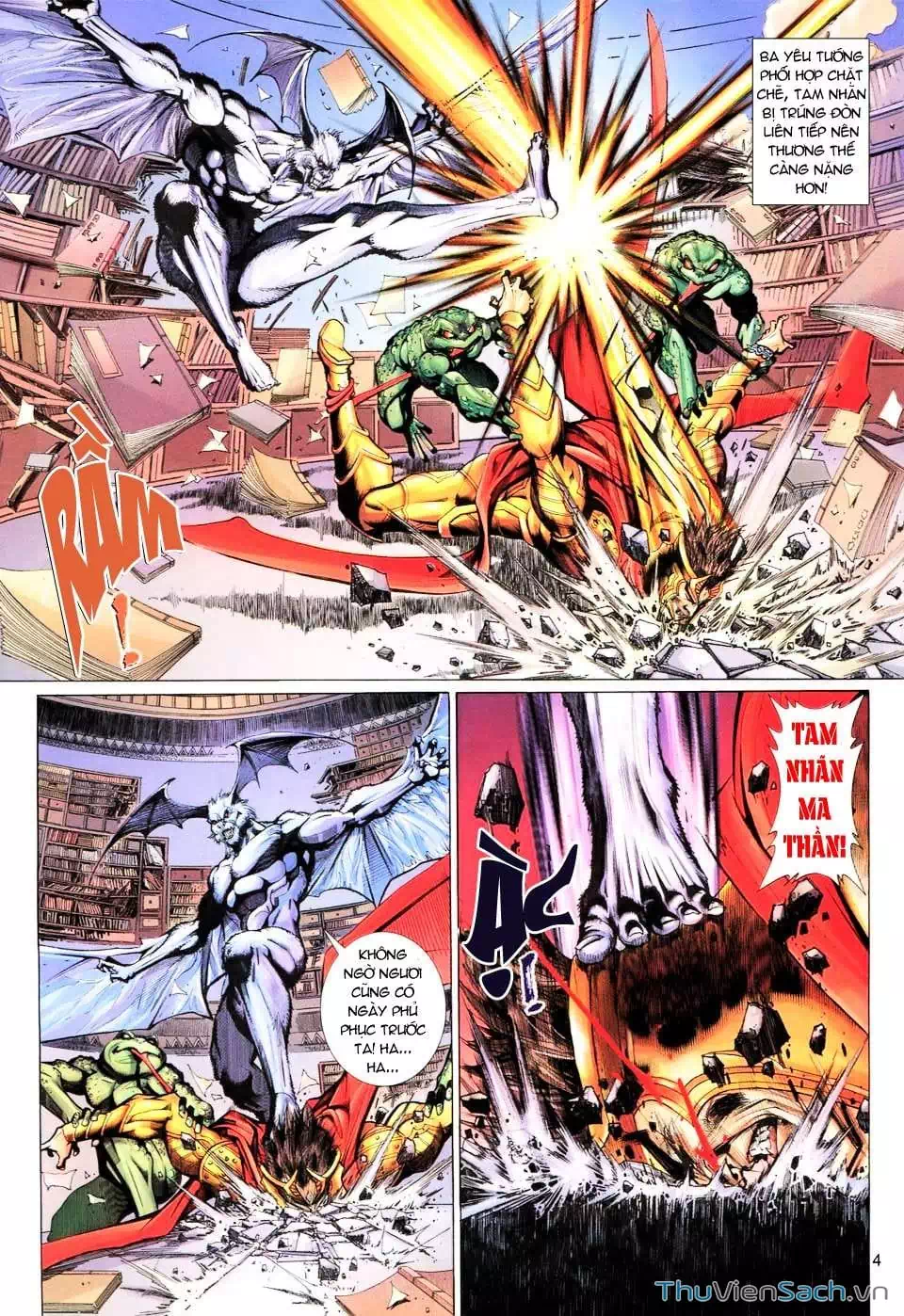 Truyện Tranh Đại Thánh Vương trang 4