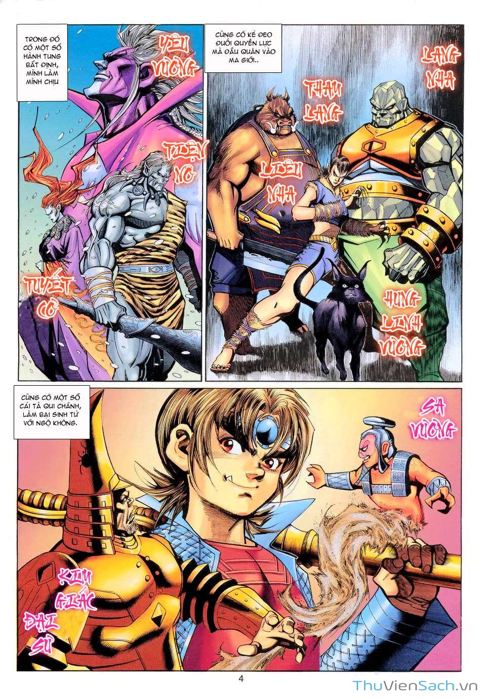 Truyện Tranh Đại Thánh Vương trang 4