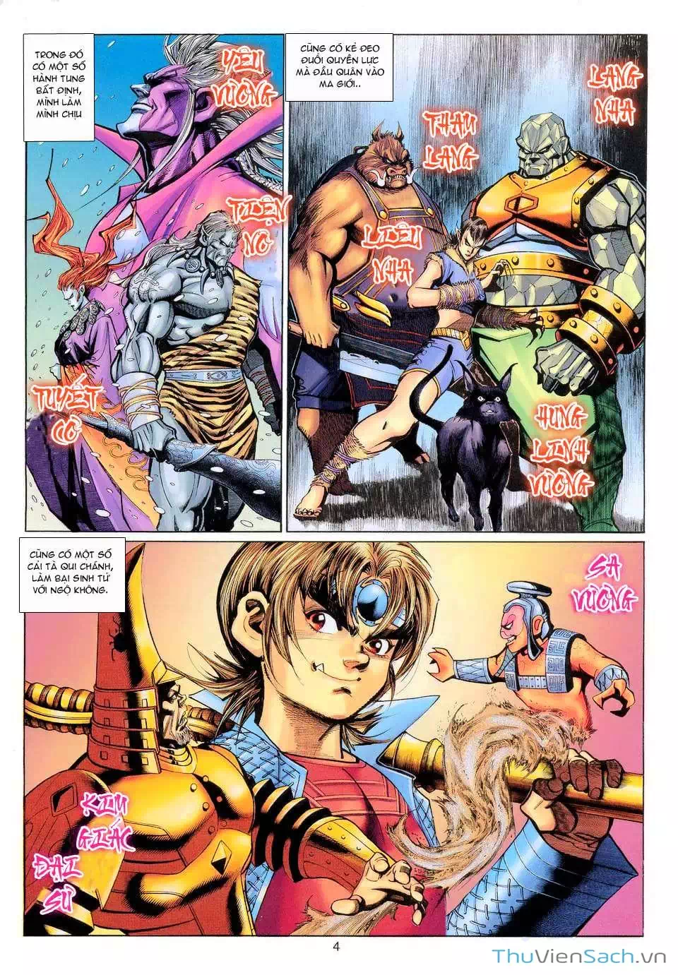 Truyện Tranh Đại Thánh Vương trang 4