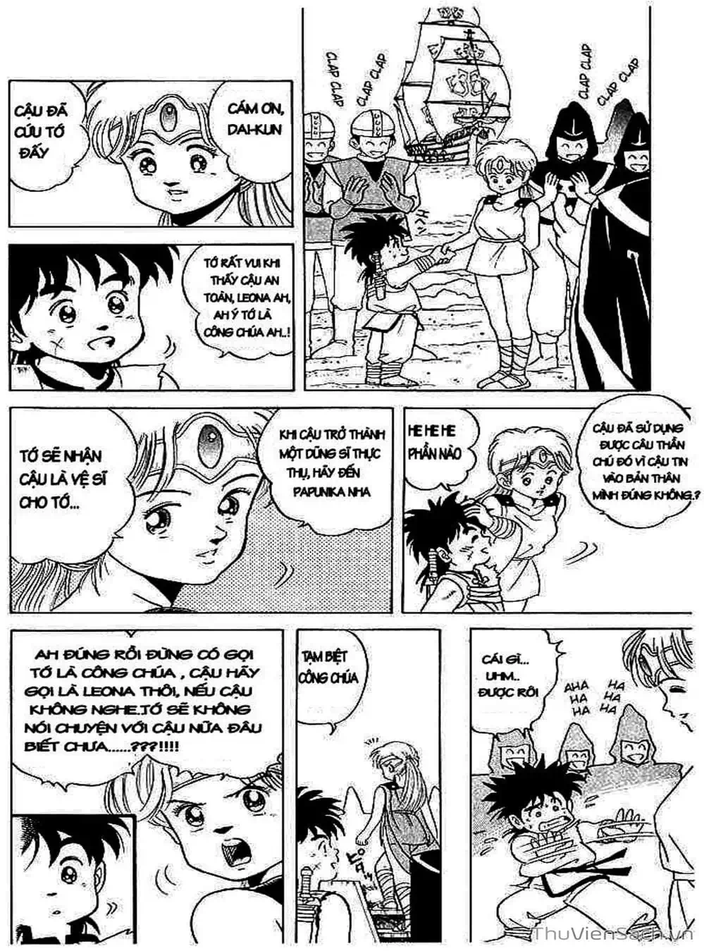 Truyện Tranh Dấu Ấn Rồng Thiêng - Dragon Quest trang 4