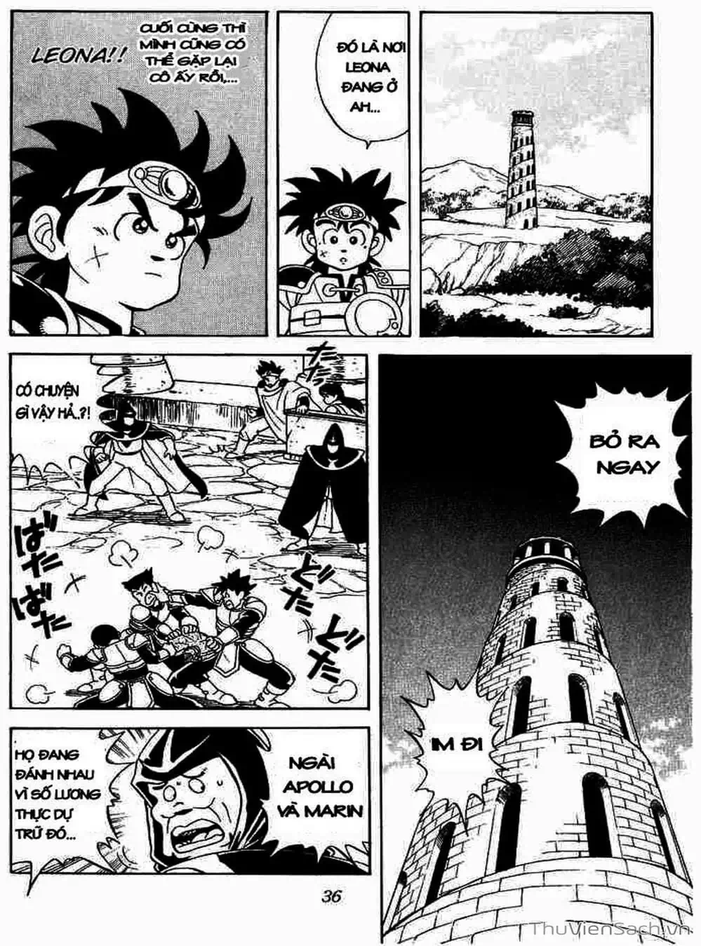 Truyện Tranh Dấu Ấn Rồng Thiêng - Dragon Quest trang 4