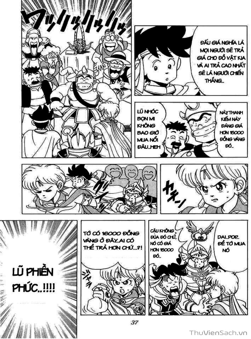 Truyện Tranh Dấu Ấn Rồng Thiêng - Dragon Quest trang 4