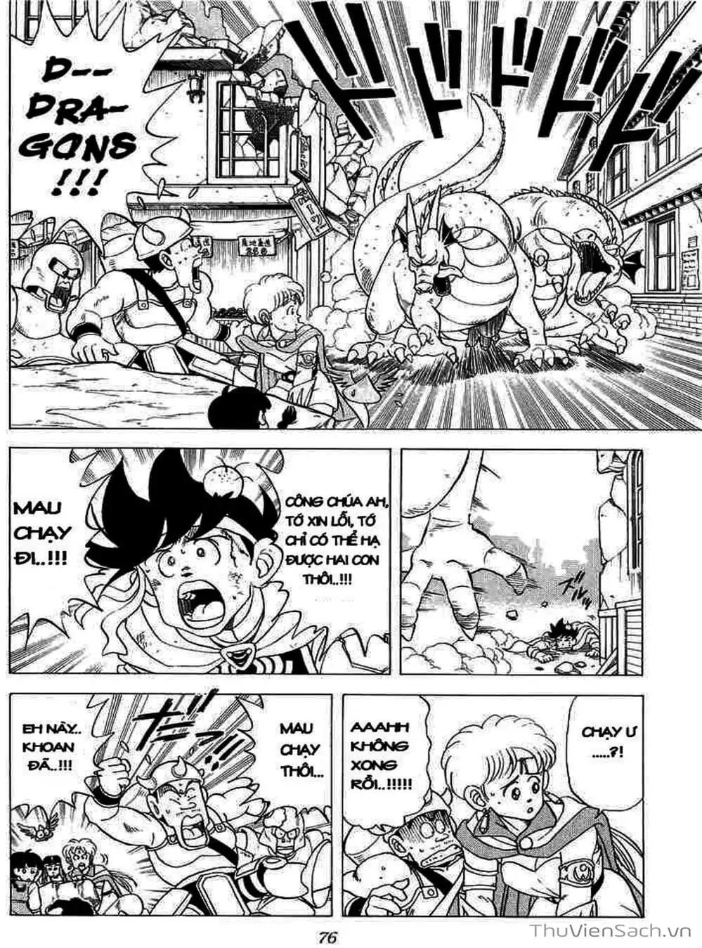 Truyện Tranh Dấu Ấn Rồng Thiêng - Dragon Quest trang 4