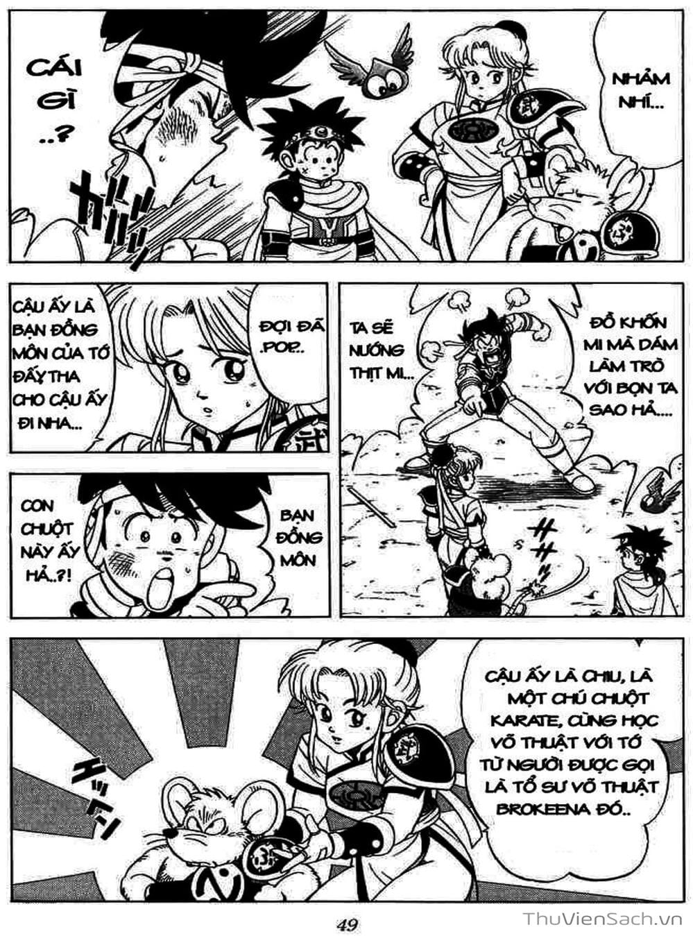 Truyện Tranh Dấu Ấn Rồng Thiêng - Dragon Quest trang 4