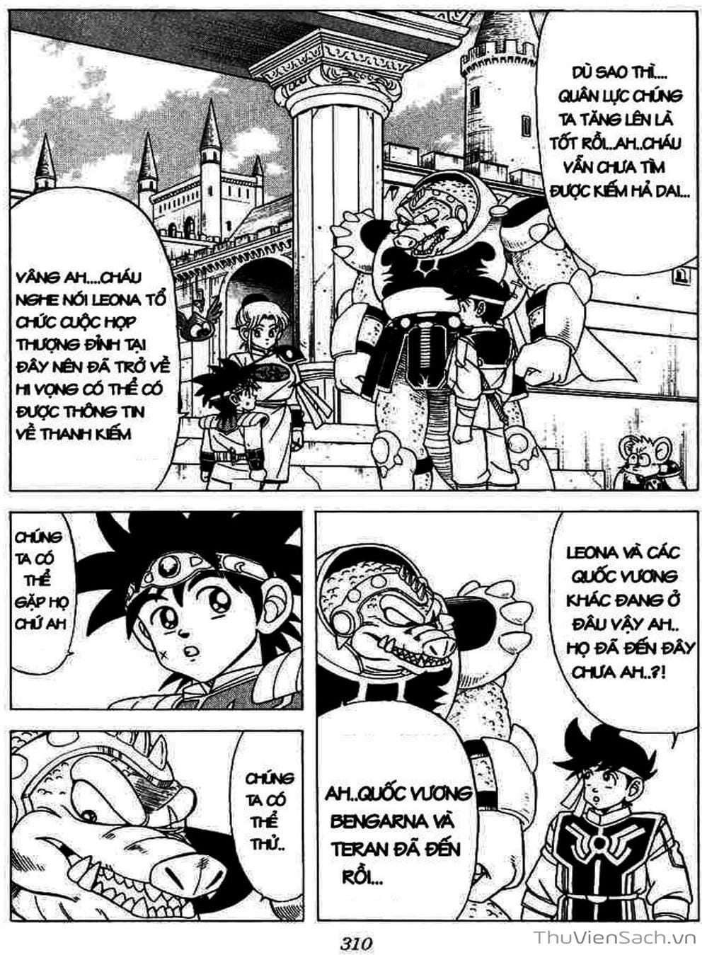 Truyện Tranh Dấu Ấn Rồng Thiêng - Dragon Quest trang 4