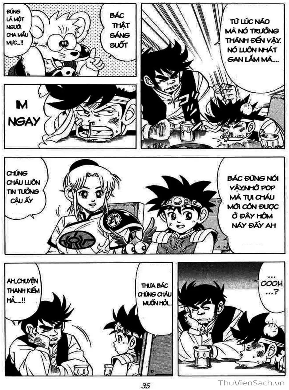 Truyện Tranh Dấu Ấn Rồng Thiêng - Dragon Quest trang 4