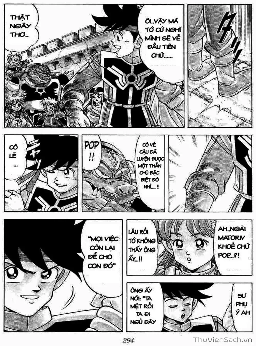 Truyện Tranh Dấu Ấn Rồng Thiêng - Dragon Quest trang 4