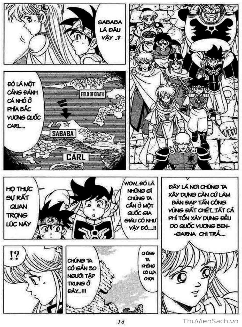 Truyện Tranh Dấu Ấn Rồng Thiêng - Dragon Quest trang 4