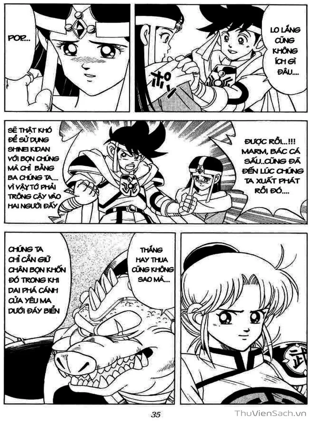 Truyện Tranh Dấu Ấn Rồng Thiêng - Dragon Quest trang 4