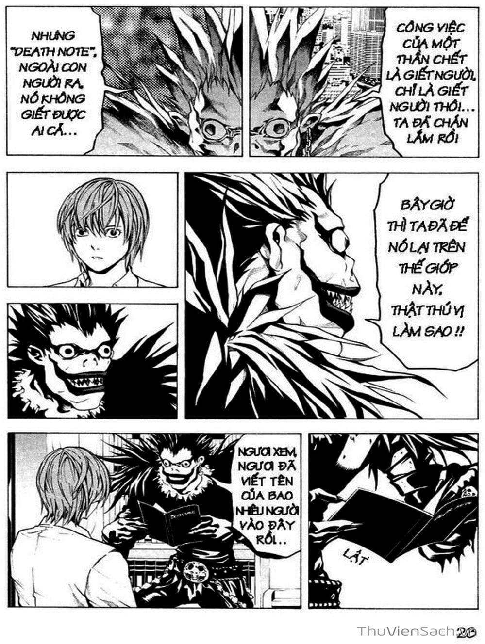 Truyện Tranh Cuốn Sổ Thiên Mệnh - Death Note trang 29