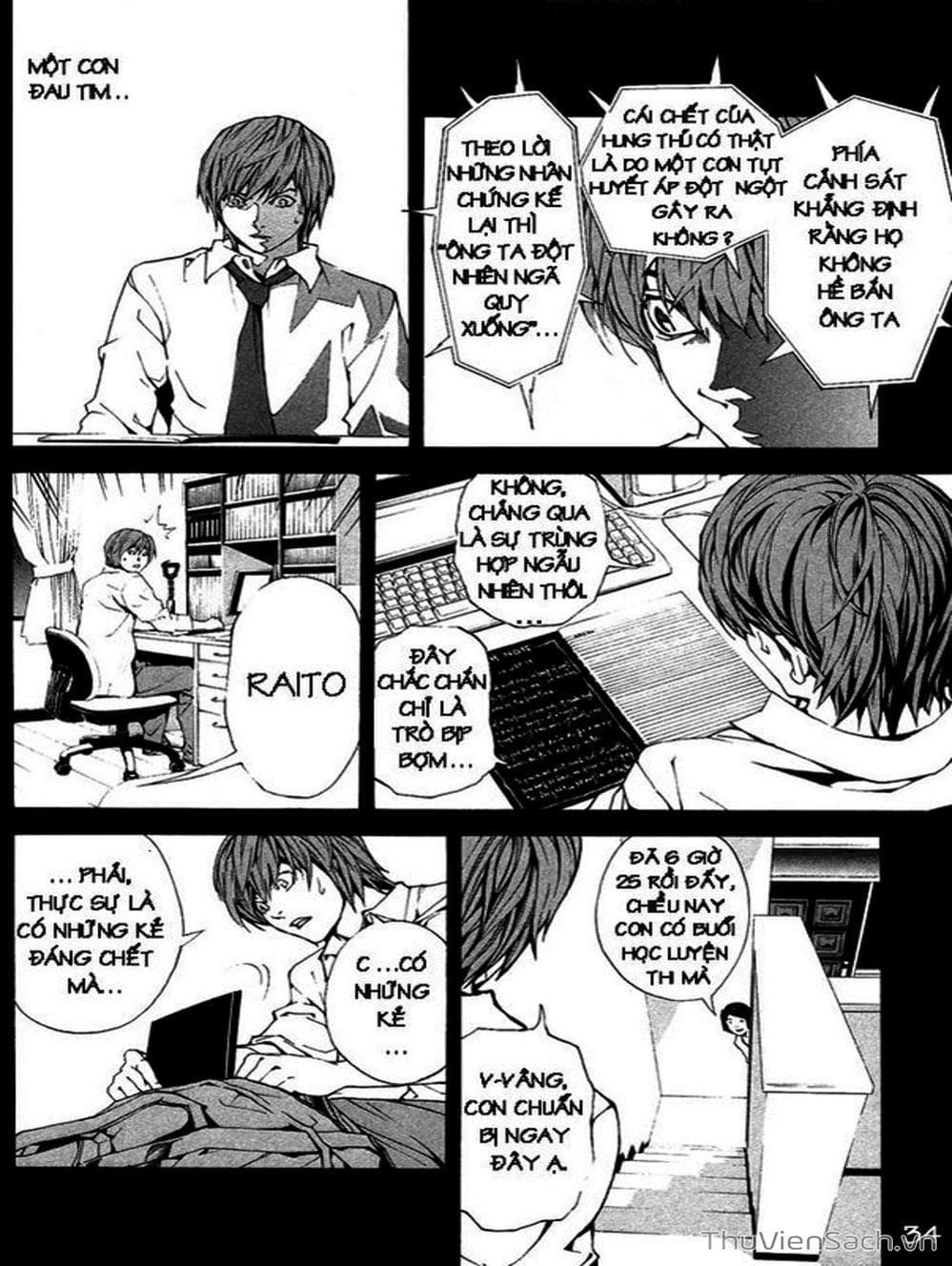 Truyện Tranh Cuốn Sổ Thiên Mệnh - Death Note trang 3