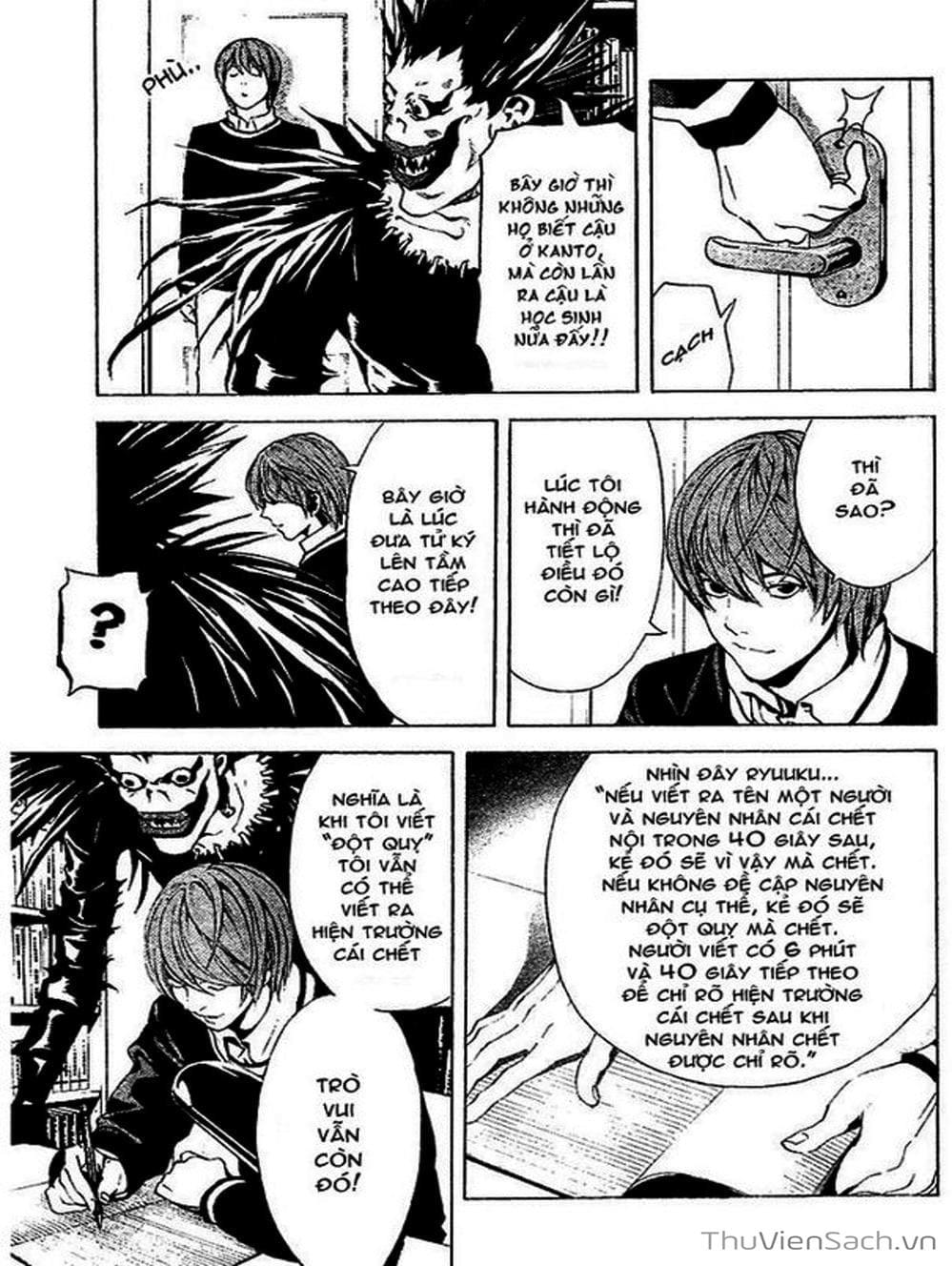Truyện Tranh Cuốn Sổ Thiên Mệnh - Death Note trang 3