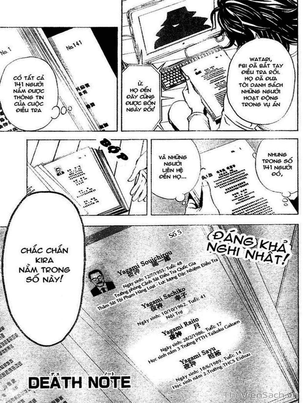 Truyện Tranh Cuốn Sổ Thiên Mệnh - Death Note trang 3