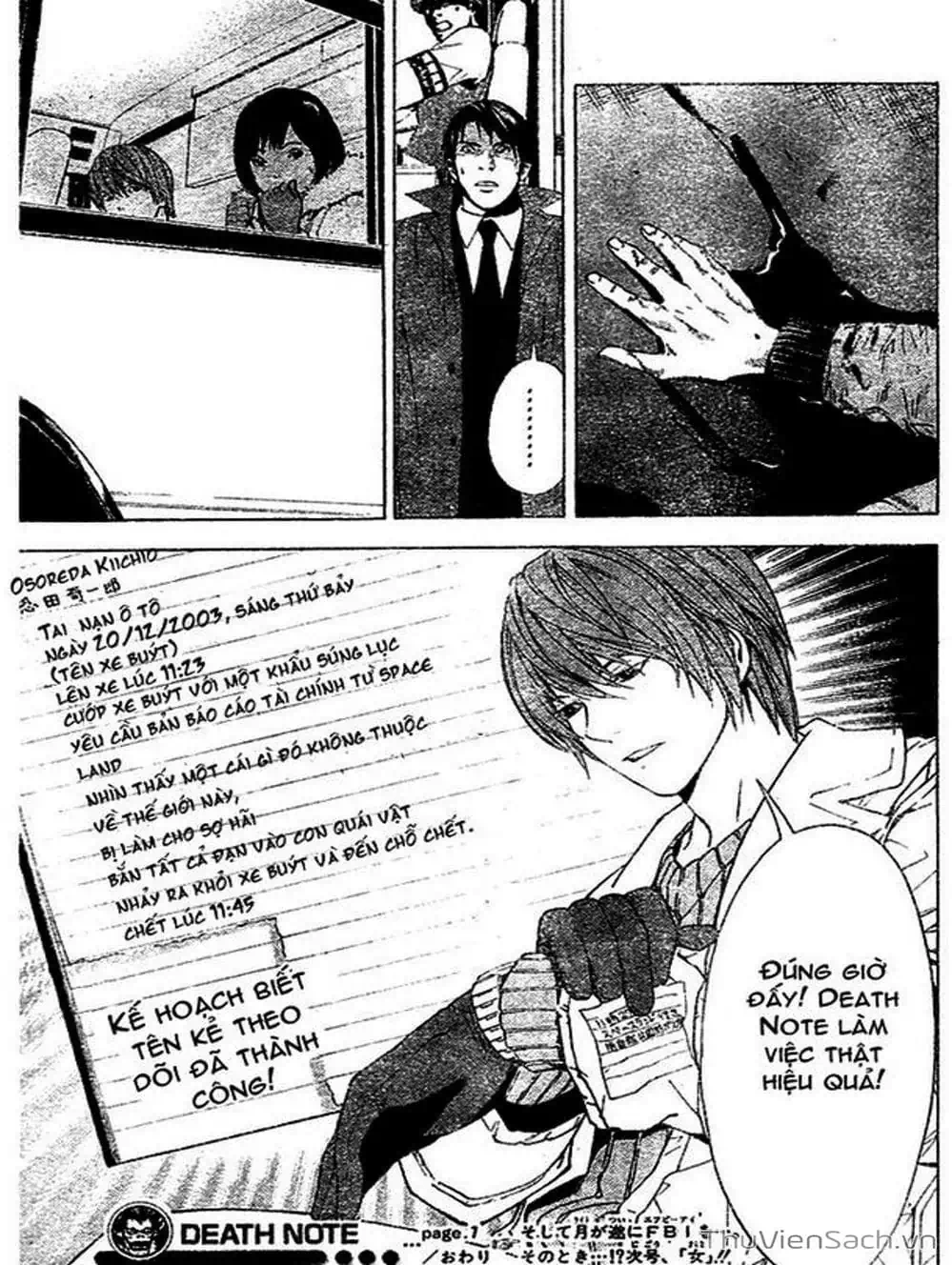 Truyện Tranh Cuốn Sổ Thiên Mệnh - Death Note trang 3