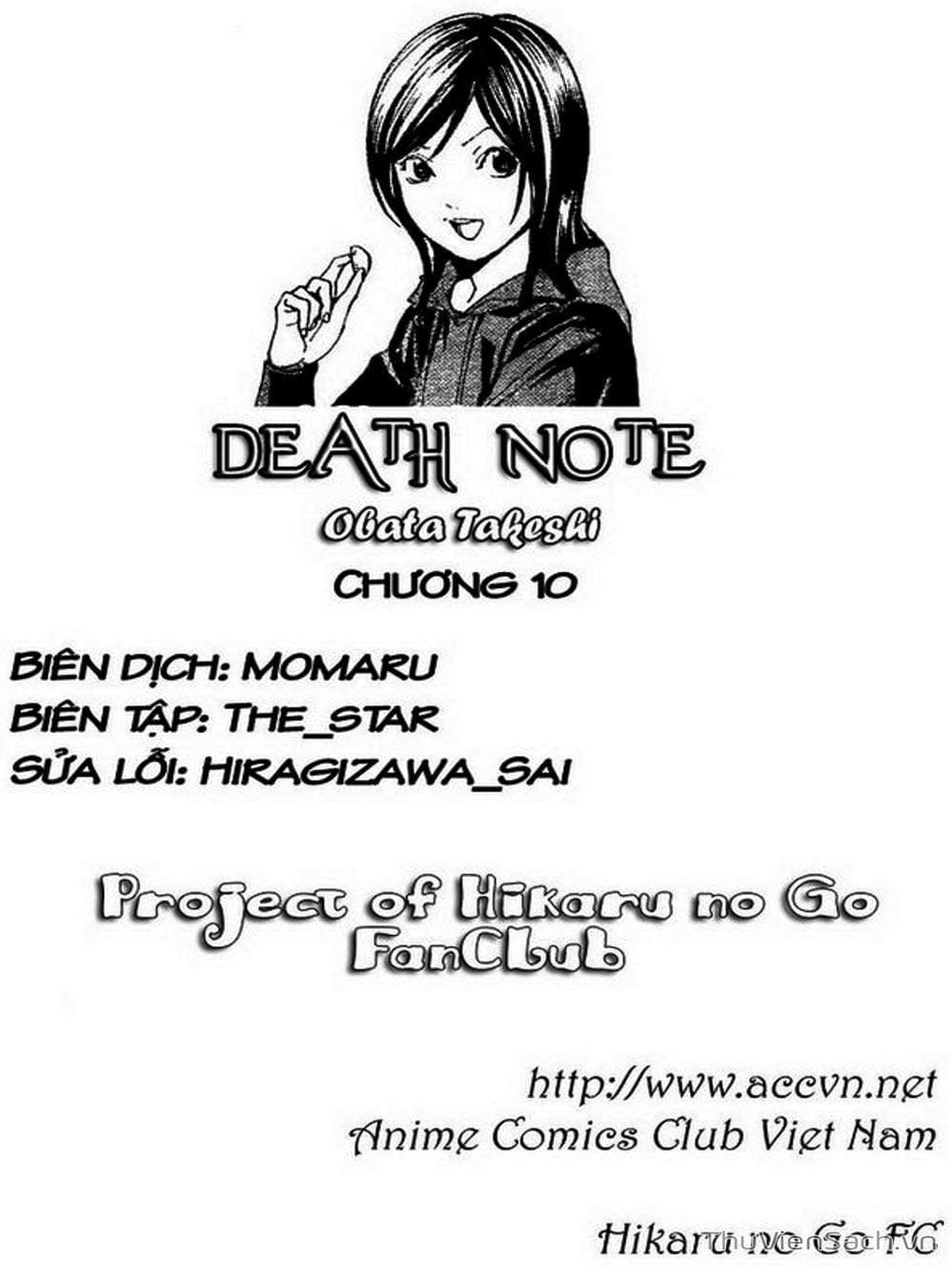 Truyện Tranh Cuốn Sổ Thiên Mệnh - Death Note trang 3