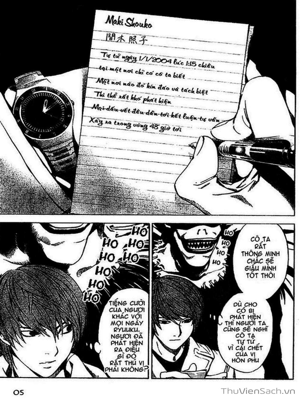 Truyện Tranh Cuốn Sổ Thiên Mệnh - Death Note trang 3