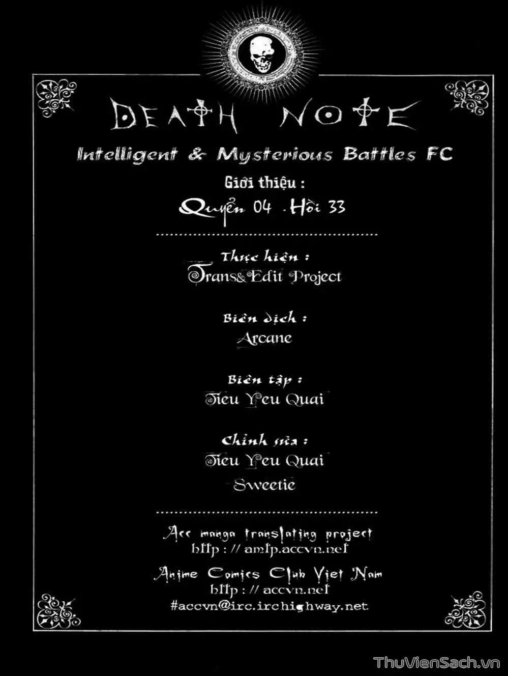 Truyện Tranh Cuốn Sổ Thiên Mệnh - Death Note trang 3