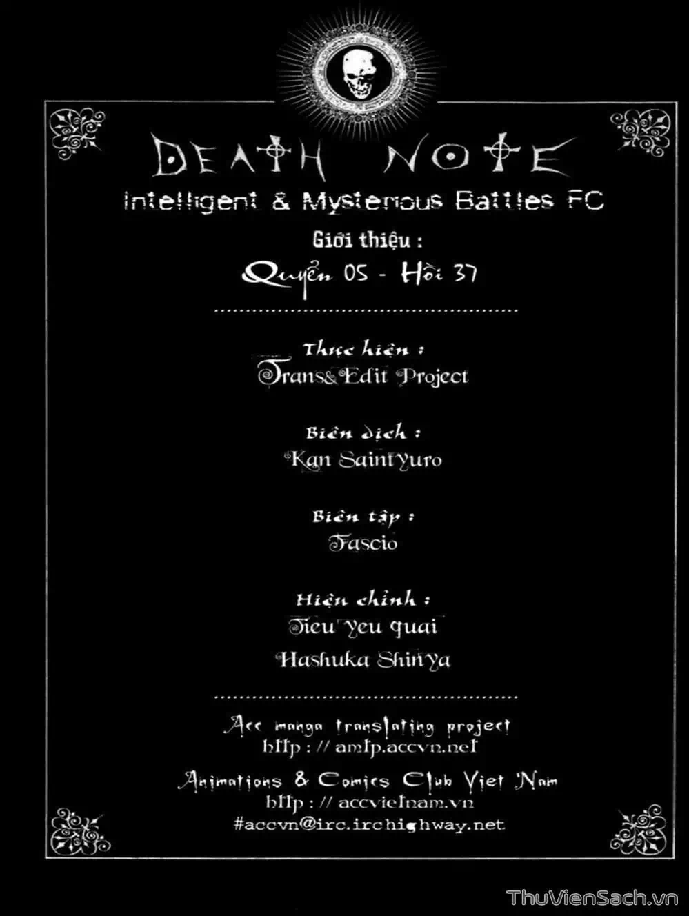 Truyện Tranh Cuốn Sổ Thiên Mệnh - Death Note trang 3