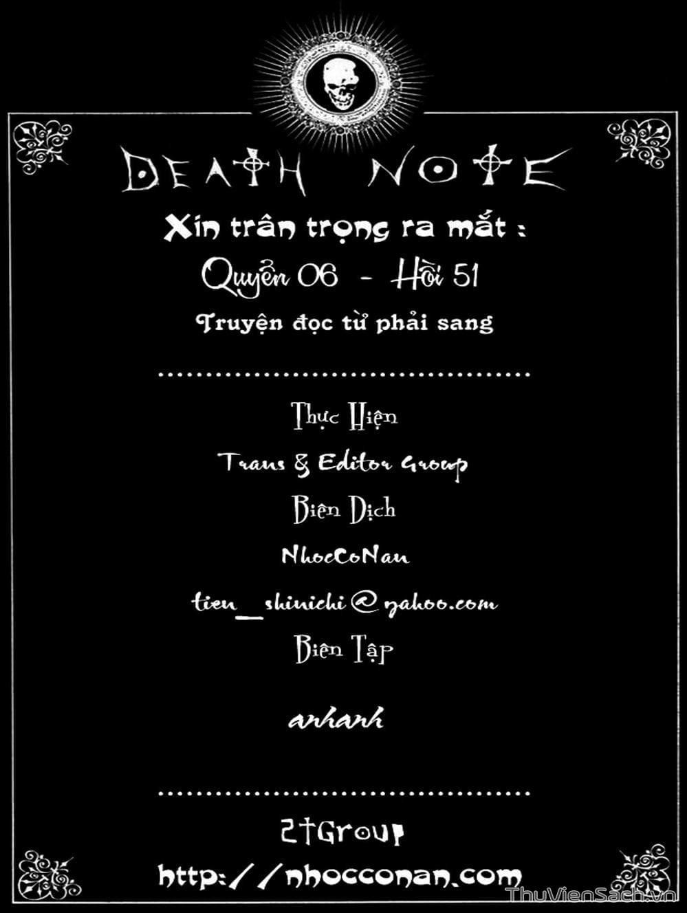 Truyện Tranh Cuốn Sổ Thiên Mệnh - Death Note trang 1118