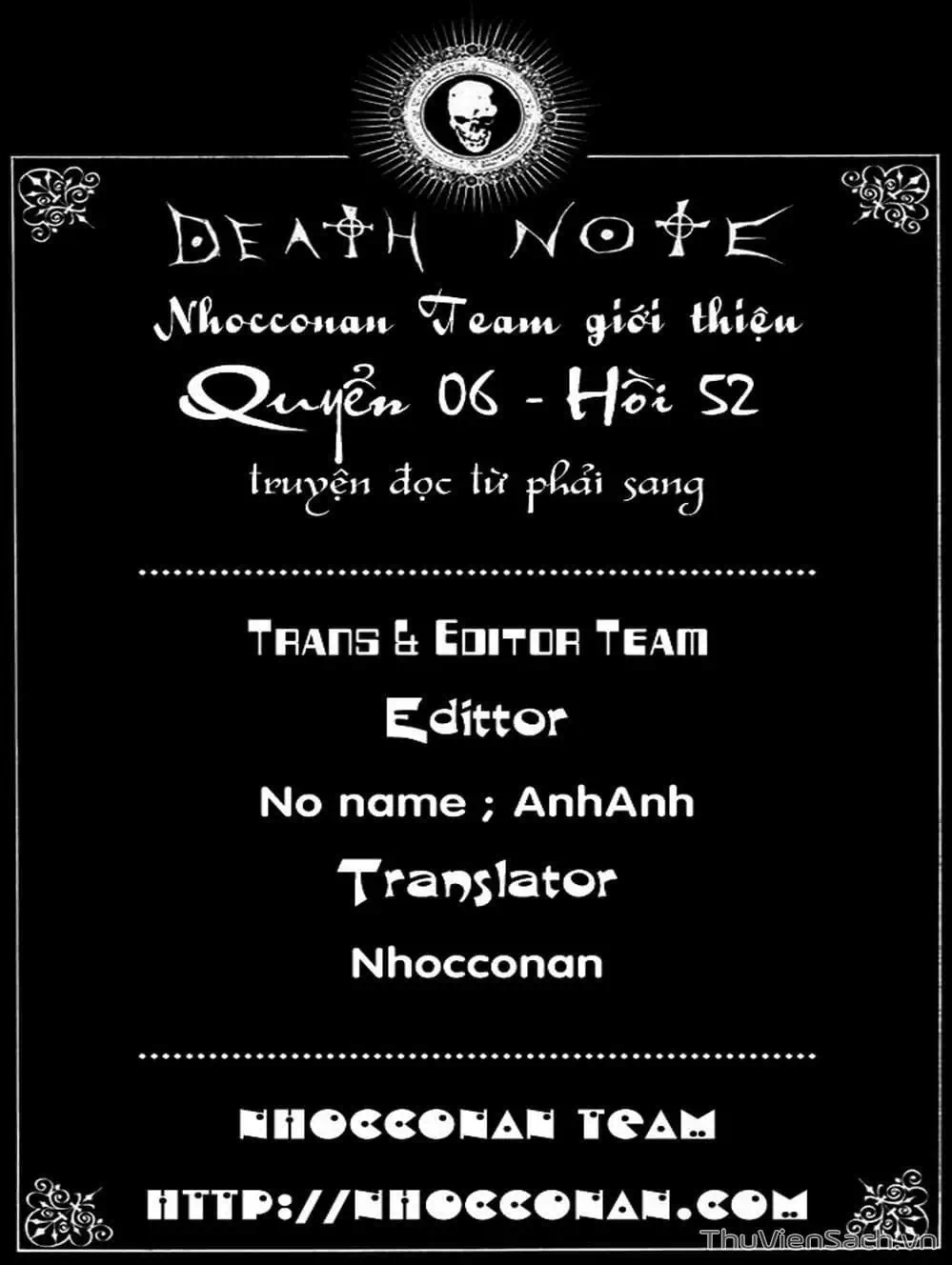 Truyện Tranh Cuốn Sổ Thiên Mệnh - Death Note trang 3
