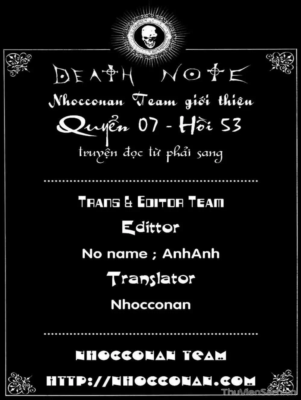 Truyện Tranh Cuốn Sổ Thiên Mệnh - Death Note trang 3