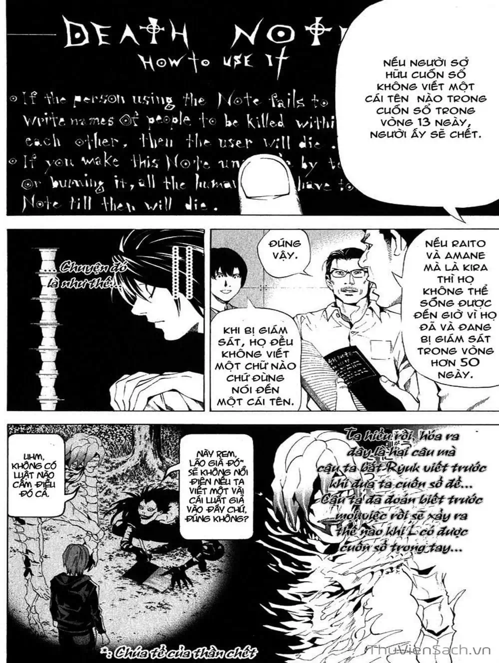 Truyện Tranh Cuốn Sổ Thiên Mệnh - Death Note trang 3