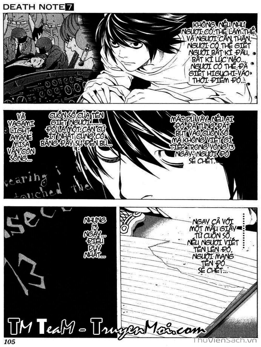Truyện Tranh Cuốn Sổ Thiên Mệnh - Death Note trang 3