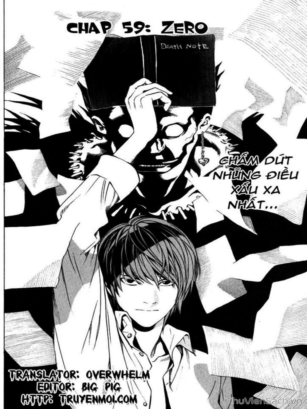 Truyện Tranh Cuốn Sổ Thiên Mệnh - Death Note trang 3