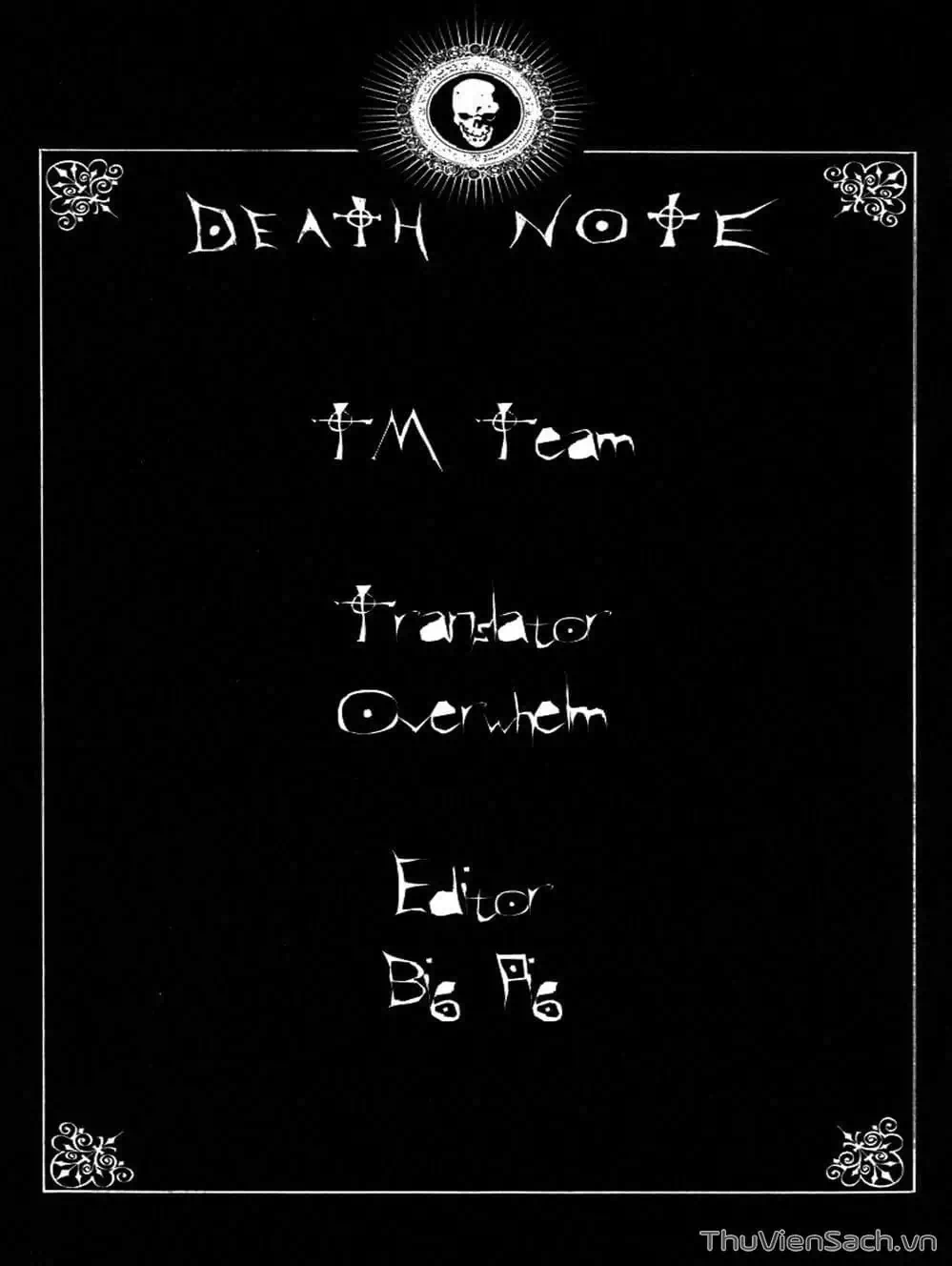Truyện Tranh Cuốn Sổ Thiên Mệnh - Death Note trang 3