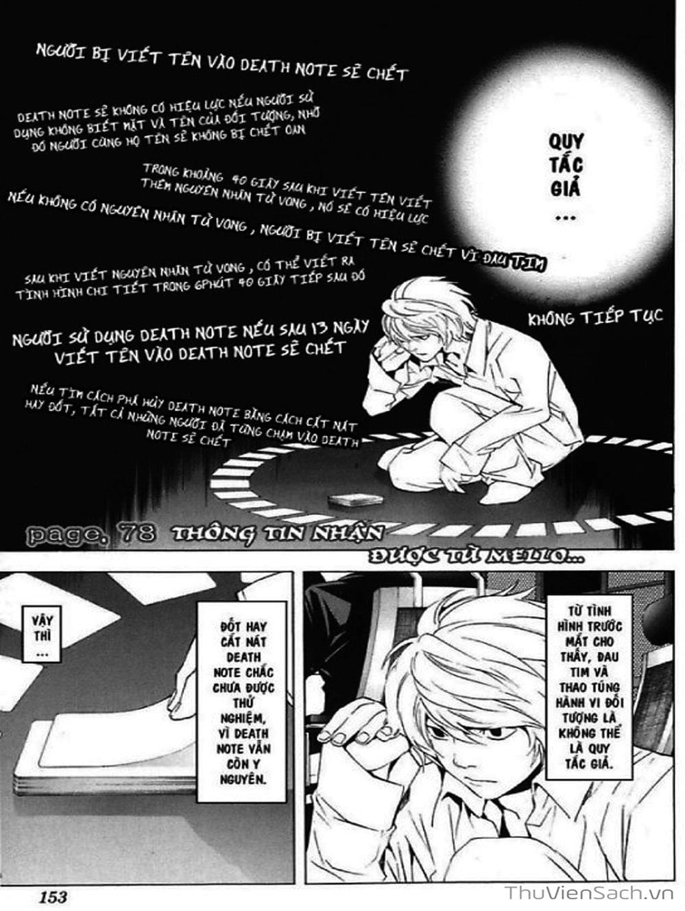 Truyện Tranh Cuốn Sổ Thiên Mệnh - Death Note trang 3