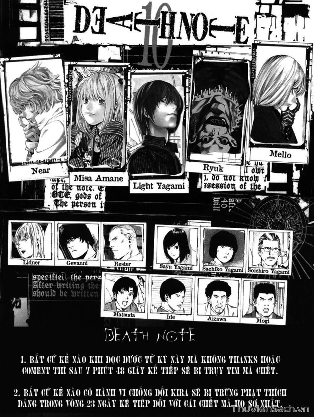 Truyện Tranh Cuốn Sổ Thiên Mệnh - Death Note trang 1777