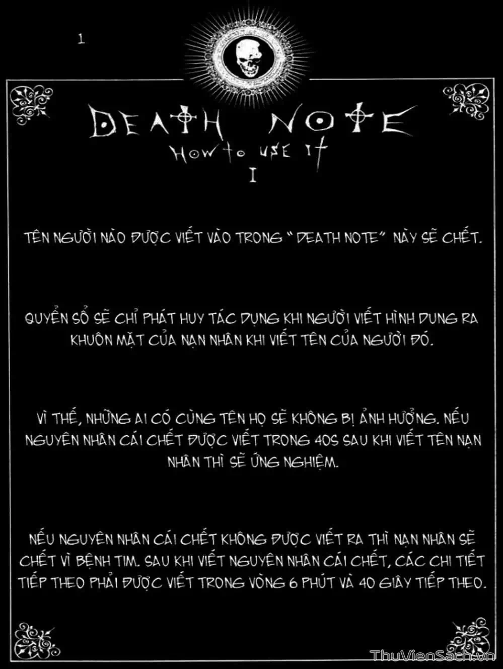 Truyện Tranh Cuốn Sổ Thiên Mệnh - Death Note trang 3