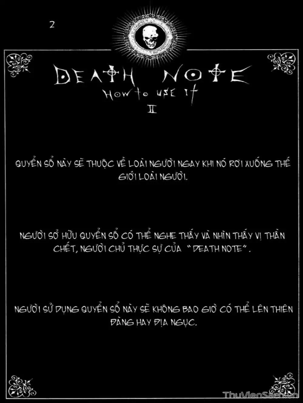 Truyện Tranh Cuốn Sổ Thiên Mệnh - Death Note trang 3