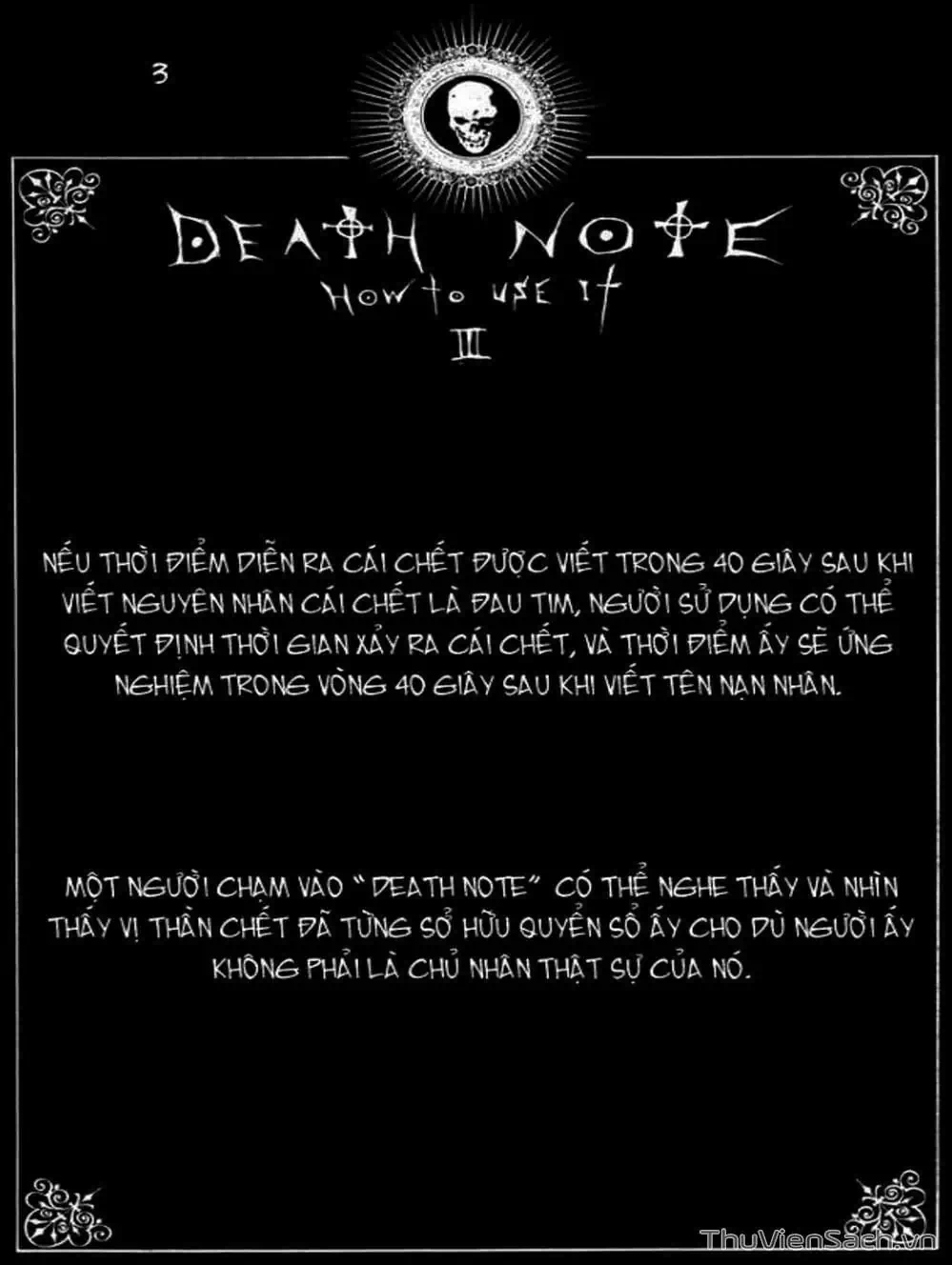 Truyện Tranh Cuốn Sổ Thiên Mệnh - Death Note trang 3