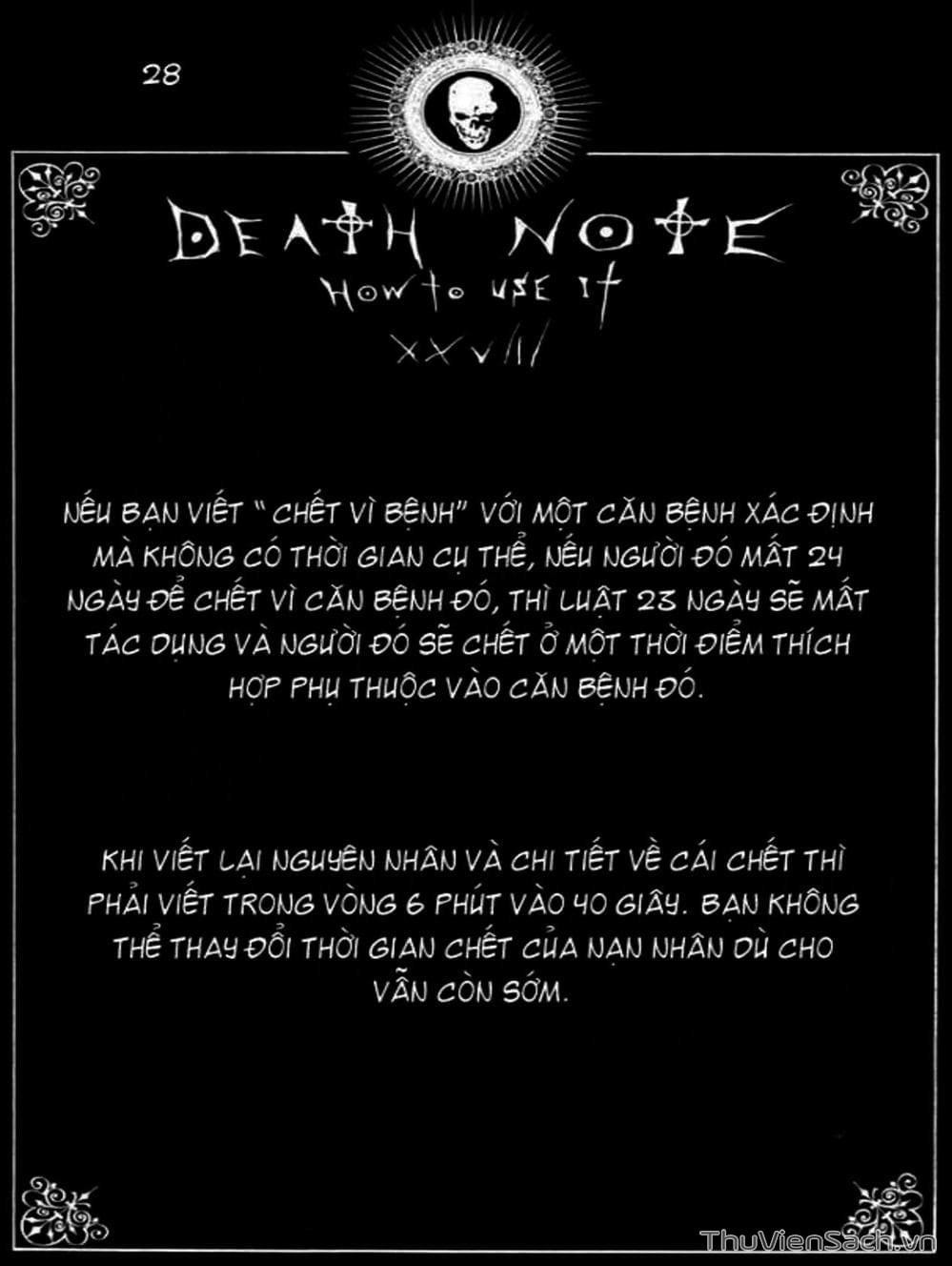 Truyện Tranh Cuốn Sổ Thiên Mệnh - Death Note trang 3