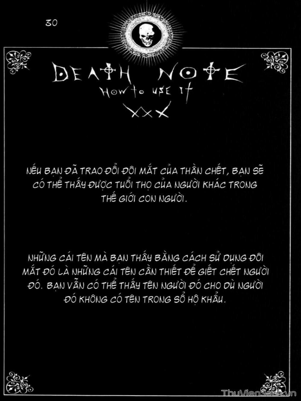 Truyện Tranh Cuốn Sổ Thiên Mệnh - Death Note trang 3