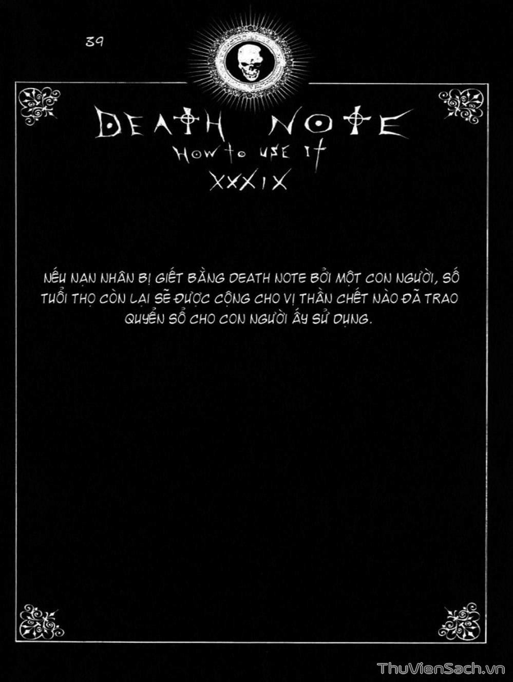 Truyện Tranh Cuốn Sổ Thiên Mệnh - Death Note trang 3